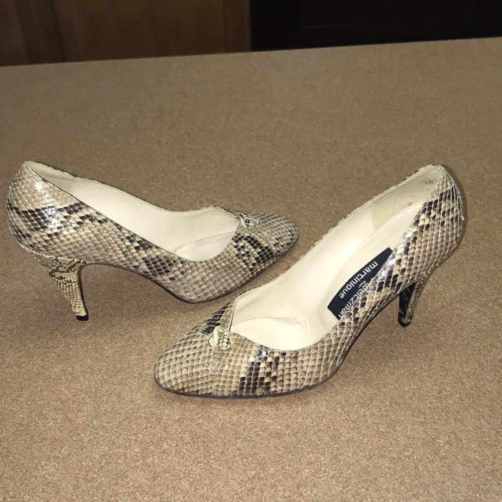 Stuart Weitzman Python Pumps - image 1